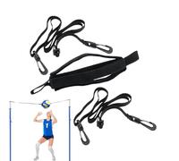Volleyball Hitting Trainer - Solo Adjustable Practice Aid | Portable Volleyball Training Equipment for Beginners and Experts Enhancing Serve Spike Passing Skills Anytime Anywhere, 82.68-137.8 inches