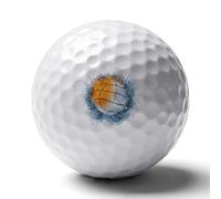 Volleyball in Water And Fire Custom Golf Ball Soft Practice Golf Balls Performance Distance And Speed for Indoor Outdoor