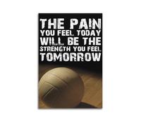 Volleyball Inspirational SportsCanvas Poster Wall Art Decoration Living Room Bedroom Decoration Poster Gift for FriendsUnframe-style 08x12inch(20x30cm)