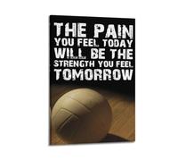 Volleyball Inspirational SportsCanvas Poster Wall Art Decoration Living Room Bedroom Decoration Poster Gift for FriendsFrame-style 12x18inch(30x45cm)