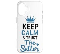 Volleyball Keep Calm And Trust The Setter Player Set Club Case for iPhone 16