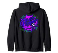 Volleyball Lets Pepper Retro Pop Comic Book Style Player Art Zip Hoodie