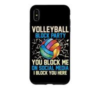 Volleyball Lover Colorful Bump Set Spike Design Case for iPhone XS Max