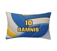 Volleyball Lovers Home Decor Gift for Sofa Bedding Customized Sports Themed Throw Pillow Cover Custom Name Ball Sport Themed Volleyball Throw Pillow Cover Personalized Sport Enthusiast Pillowcase