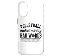 Volleyball makes me say bad words Funny Volleyball Humor Case for iPhone 17