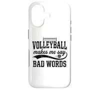 Volleyball makes me say bad words Funny Volleyball joke Case for iPhone 17