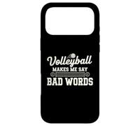Volleyball makes me say bad words Volleyball player funny Case for iPhone 17 Pro Max