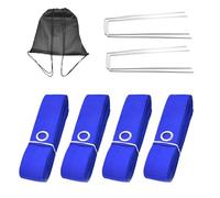 Volleyball Marking Lines - Quick Build Pitch Lines, Sand Court Limiter, Sports Accessories, Adjustable Volleyball Lines, Carry Bag, Volleyball Lines For Playing In The Backyard, On St