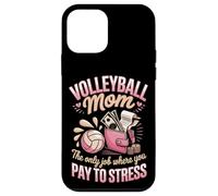 Volleyball Mom The Only Job Where You Pay To Stress Case for iPhone 12 mini