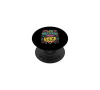 Volleyball Mother Don't Make Me Use My Volleyball Mom Voice PopSockets Adhesive PopGrip