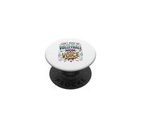Volleyball Mother Don't Make Me Use My Volleyball Mom Voice PopSockets Adhesive PopGrip