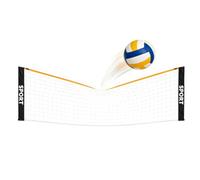 Volleyball Net for the Garden, Foldable Sports Training Mesh Replacement