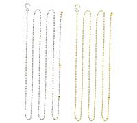 Volleyball Net Measure - Copper 2.5 M Height Chain, Referee Setter Equipment, Golden Bead Tool | Accurate Official Standard Measurement Guide For Men Women Mixed Sports Game Court Match Training Sets