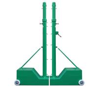 Volleyball net Steel Volleyball/Badminton Stand Badminton Net With Stand Heavy Duty Can Play Tennis, Pickleball Etc,Green-Style1