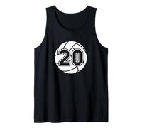 Volleyball Player #20 Volleyball Mom Dad Jersey Number 20 Tank Top