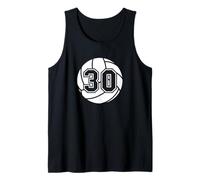Volleyball Player #30 Volleyball Mom Dad Jersey Number 30 Tank Top
