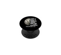 Volleyball Player I Can Do All Things Through Christ PopSockets Adhesive PopGrip