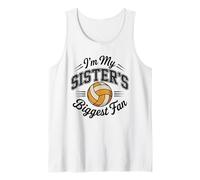 Volleyball Player Lover, I'm My Sister's Biggest Fan Tank Top