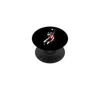 Volleyball Player Teach Coach American Flag USA Drip Lover PopSockets Adhesive PopGrip