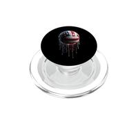 Volleyball Player Teach Coach American Flag USA Drip Lover PopSockets PopGrip for MagSafe