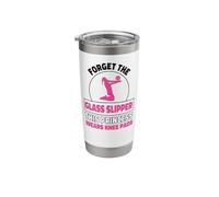 Volleyball Player Team Forget The Glass Slipper This Stainless Steel Insulated Tumbler