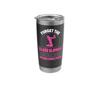 Volleyball Player Team Forget The Glass Slipper This Stainless Steel Insulated Tumbler