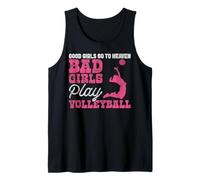 Volleyball Player Team Good Girls Go To Heaven Bad Girls Tank Top