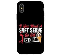 Volleyball Player Team Ice Cream If You Want A Soft Serve Go Case for iPhone X/XS