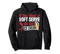 Volleyball Player Team Ice Cream If You Want A Soft Serve Go Pullover Hoodie