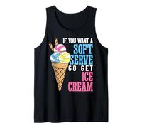 Volleyball Player Team Ice Cream If You Want A Soft Serve Go Tank Top