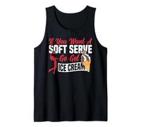 Volleyball Player Team Ice Cream If You Want A Soft Serve Go Tank Top