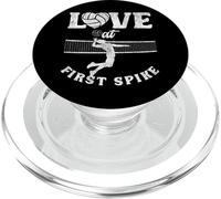 Volleyball Player Team Love At First Spike PopSockets PopGrip for MagSafe