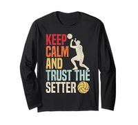 Volleyball Player Team Retro Vintage Keep Calm and Trust The Long Sleeve T-Shirt