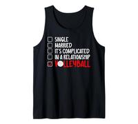 Volleyball Player Team Single Married It's Complicated In A Tank Top