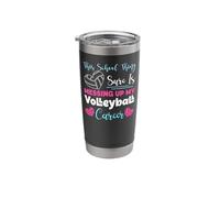 Volleyball Player Team This School Thing Sure is Messing Up Stainless Steel Insulated Tumbler