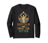 Volleyball Player Team Vintage Retro Keep Calm and Trust The Long Sleeve T-Shirt