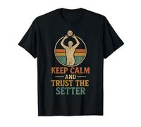 Volleyball Player Team Vintage Retro Keep Calm and Trust The T-Shirt