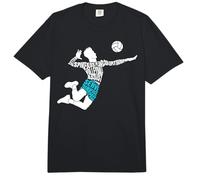 Volleyball Player Team Word Cloud Volleyball Ace Assist Comfort Colors Adult Heavyweight T-Shirt