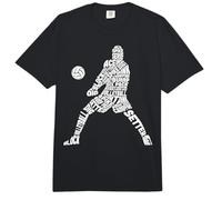 Volleyball Player Team Word Cloud Volleyball Ace Assist Comfort Colors Adult Heavyweight T-Shirt