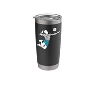 Volleyball Player Team Word Cloud Volleyball Ace Assist Stainless Steel Insulated Tumbler