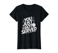 Volleyball Player - You Just Got Served Value Graphic T-Shirt, Women, Black, M