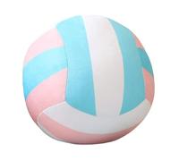 Volleyball Plush Toy Doll - Soft Stuffed Cartoon Sports Ball Cushion with Pastel Colors, Decorative Plush Pillow for Kids Room, Nursery, Play Area, and Sports-Themed Décor, 14cm Lightweight Design