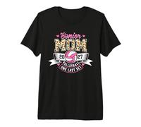 Volleyball Senior mom Class of 2027 one Last Set Leopard Premium T-Shirt