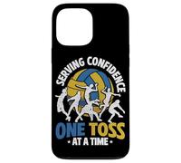 Volleyball, Serving Confidence One Toss At A Time Case for iPhone 13 Pro Max