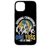 Volleyball, Serving Confidence One Toss At A Time Case for iPhone 15 Plus