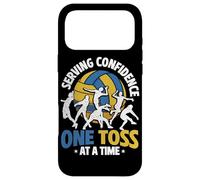 Volleyball, Serving Confidence One Toss At A Time Case for iPhone 17 Pro Max