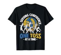 Volleyball, Serving Confidence One Toss at A Time T-Shirt
