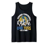 Volleyball, Serving Confidence One Toss at A Time Tank Top