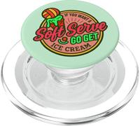 Volleyball Soft Serve Funny Go Get Ice Cream Humor PopSockets PopGrip for MagSafe