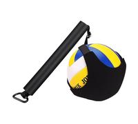 Volleyball Spiking Trainer - Adjustable Solo Serve Trainer, Sweat-Absorbing Multifunctional Exercise Device, Hook Attachment for Versatile Training | and Basketball Skill Development